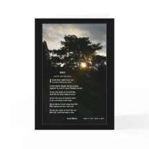 Joyce Kilmer Gedicht Trees für gefaltetes 12x18