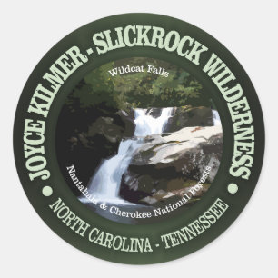 Joyce Kilmer-Slickrock Wilderness Runder Aufkleber