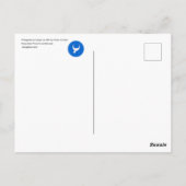 Joyce Kilmer "Trees" illustriert von Enkelin Postkarte (Rückseite)