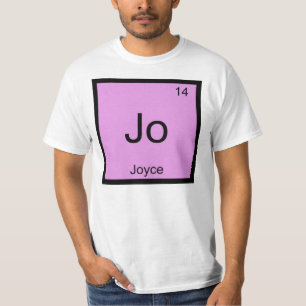 Joyce Name Chemie Element Periodensystem T-Shirt