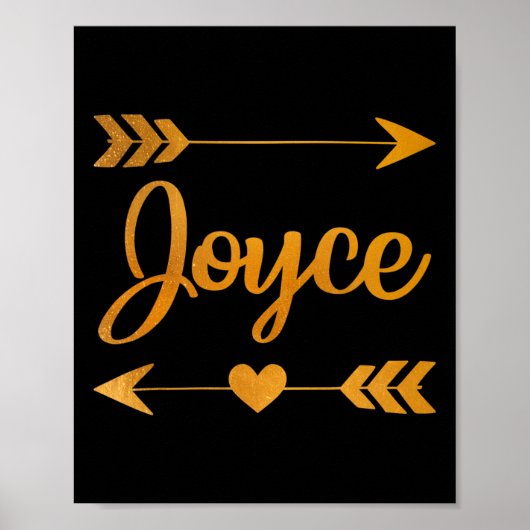 Joyce Personalisiert Name Funny Birthday Custom Ma Poster (Vorne)