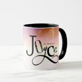 Joyce ", zum sich - des personalisierten tasse (VorderseiteRechts)