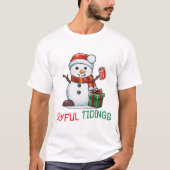 Joyces Snowman T-Shirt (Vorderseite)