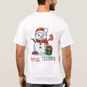 Joyces Snowman T-Shirt (Rückseite)