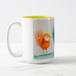 Joyce's Whimsical Birds! Tasse mit Wasserfarbe