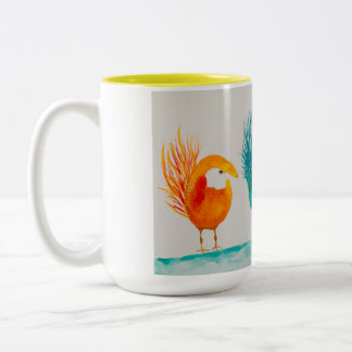 Joyce's Whimsical Birds! Tasse mit Wasserfarbe