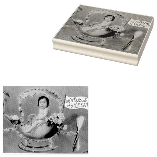 Joyeuse Paques Gummistempel (Stempel)