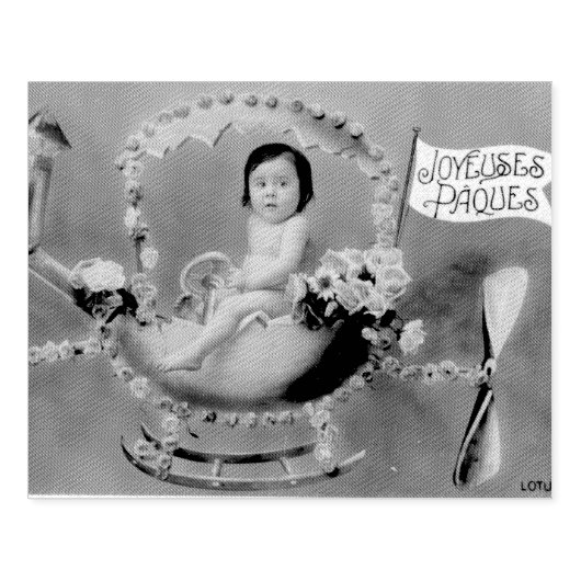 Joyeuse Paques Gummistempel (Prägung)