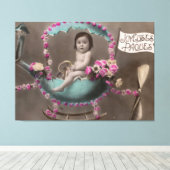 Joyeuse Paques Leinwanddruck (Insitu (Holzboden))