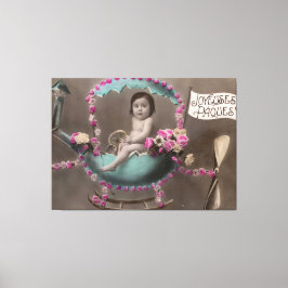 Joyeuse Paques Leinwanddruck