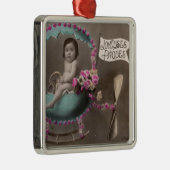 Joyeuse Paques Ornament Aus Metall (Rechts)