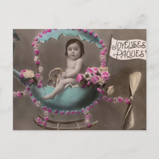 Joyeuse Paques Postkarte (Vorderseite)