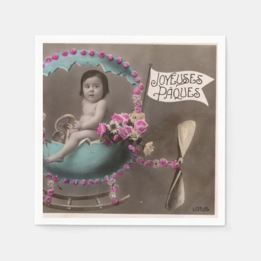 Joyeuse Paques Serviette (Vorderseite)