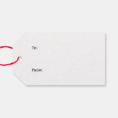 Joyeuses Fêtes Geschenkanhänger (Rückseite Horizontal)