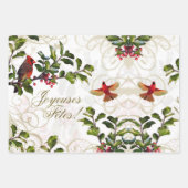 Joyeuses Fetes! Geschenkpapier Set (Vorderseite 2)