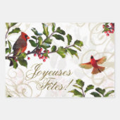 Joyeuses Fetes! Geschenkpapier Set (Vorderseite)