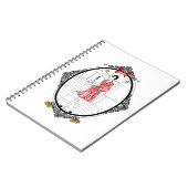 Joyeuses Fêtes Notizblock (Linke Seite)