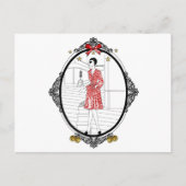 Joyeuses Fêtes Postkarte (Vorderseite)