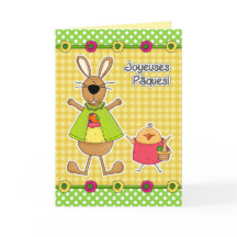 Joyeuses Pâques Oaster Card auf Französisch
