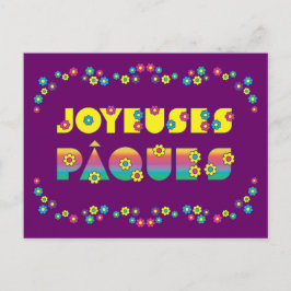 Joyeuses Pâques Postkarte