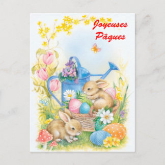 Joyeuses Pâques Postkarte