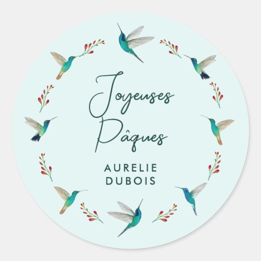 Joyeuses Pâques Sticker (Vorderseite)