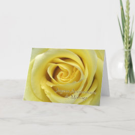 Joyeux Anniversaire de Mariage, französischer Jahr Karte
