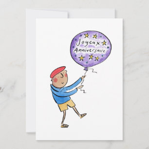 Joyeux Anniversaire Einladung