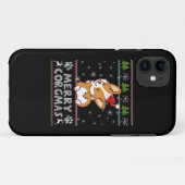 Joyeux Corgmas Weihnachten Corgi Case-Mate iPhone Hülle (Rückseite (Horizontal))