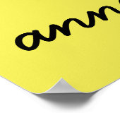 Joyeux Jahrestag Poster (Ecke)