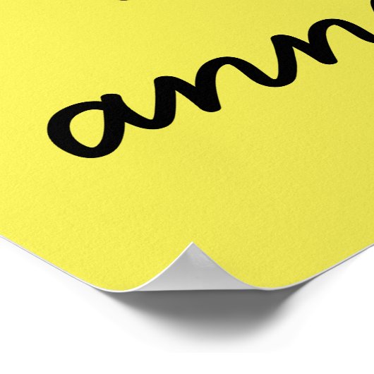 Joyeux Jahrestag Poster (Ecke)