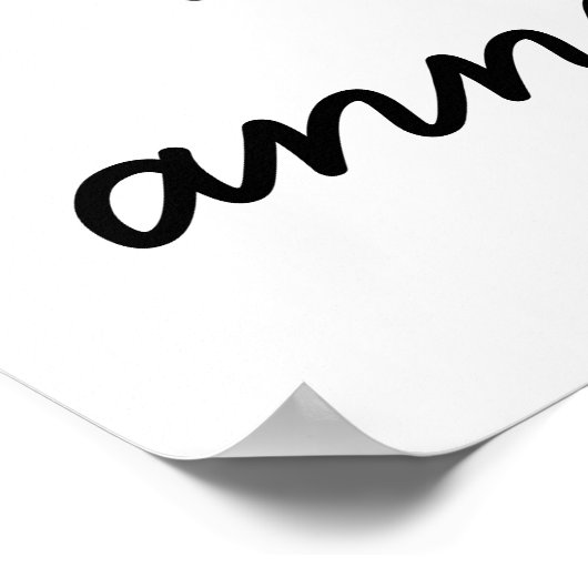 Joyeux Jahrestag Poster (Ecke)