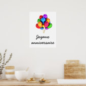 Joyeux Jahrestag Poster (Küche)