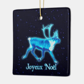 Joyeux Noё l - Blue Caribbean (Reindeer) Keramikornament (Links)