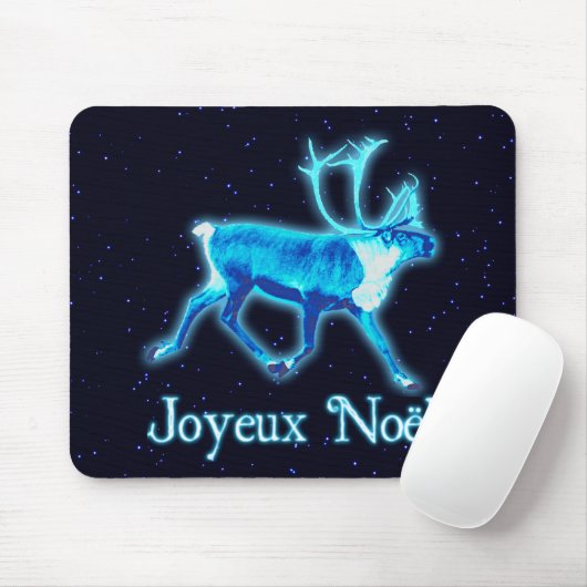 Joyeux Noё l - Blue Caribbean (Reindeer) Mousepad (Mit Mouse)