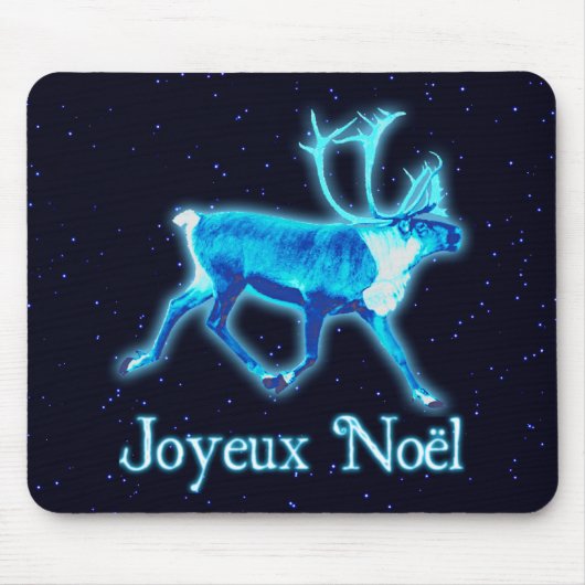 Joyeux Noё l - Blue Caribbean (Reindeer) Mousepad (Vorne)