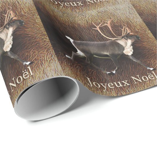Joyeux Noё l - Bull Caribbean (Reindeer) Geschenkpapier (Rolleneckpunkt)