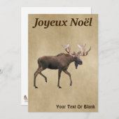 Joyeux Noё l - Bull Moose on Old Paper (Vorne/Hinten)