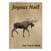 Joyeux Noё l - Bull Moose on Old Paper (Vorne)