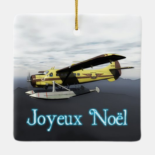 Joyeux Noё l - de Havilland DH3-C Otter Keramikornament (Rückseite)