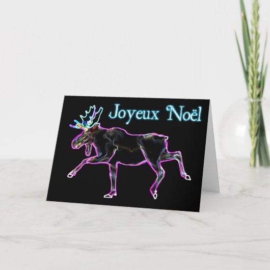 Joyeux Noё l - Electric Moose Feiertagskarte (Vorderseite)