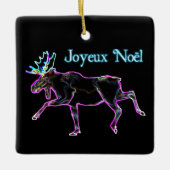 Joyeux Noё l - Electric Moose Keramikornament (Vorderseite)