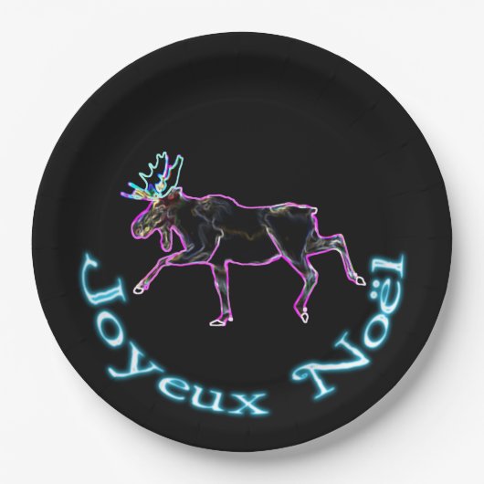 Joyeux Noё l - Electric Moose Pappteller (Vorderseite)