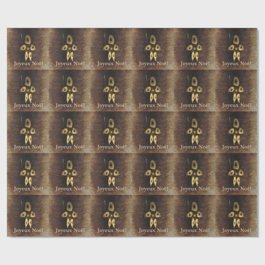 Joyeux Noё l - Fraktal Inuit Hunter Geschenkpapier (Flach)