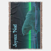 Joyeux Noё l - Ice Edge Polar Bear Decke (Vorderseite Vertikal)