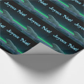 Joyeux Noё l - Ice Edge Polar Bear Geschenkpapier (Ecke)