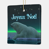 Joyeux Noё l - Ice Edge Polar Bear Keramikornament (Links)