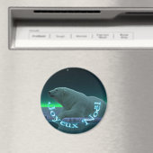 Joyeux Noё l - Ice Edge Polar Bear Magnet (In Situ (Geschirrspüler))