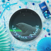 Joyeux Noё l - Ice Edge Polar Bear Pappteller (Party)