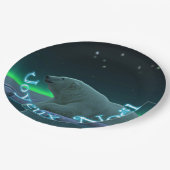 Joyeux Noё l - Ice Edge Polar Bear Pappteller (Schrägansicht)